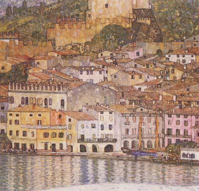 Malcesine on Lake Garda (mk20), Gustav Klimt